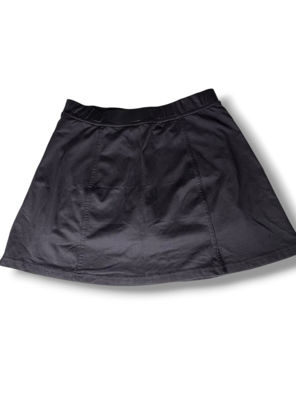 Vintage Tail Black Tennis Skirt Skort Athletic Work Zip Pocket Medium